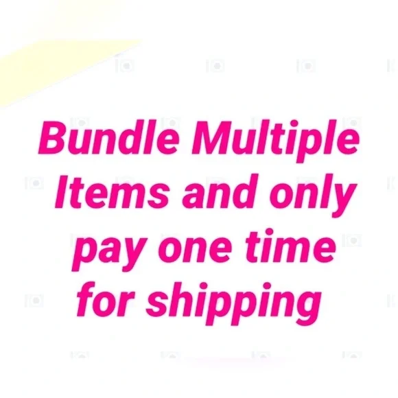 Bundle and pay shipping one time - Picture 1 of 1